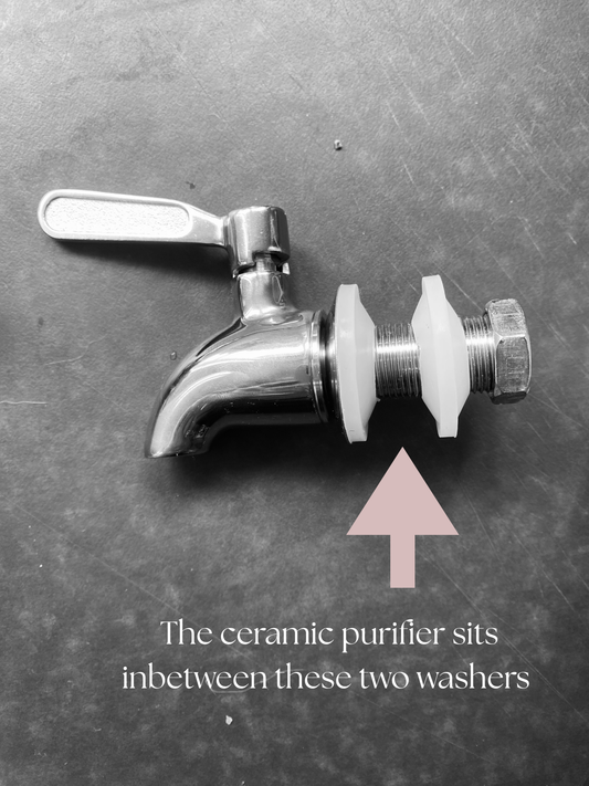 How to Install a Tap on Your Village Pottery Company Ceramic Water Purifier